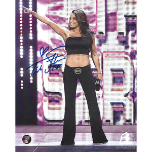 Trish Stratus Autographed WWE 8X10 Photo (Brunette)