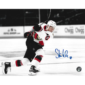 Tim Stützle Autographed Ottawa Senators 8X10 Photo (Shot)