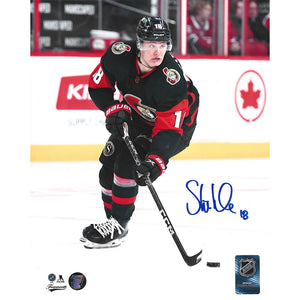 Tim Stützle Autographed Ottawa Senators 8X10 Photo