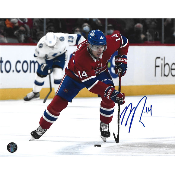 NICK SUZUKI Autographed & Inscribed Red Montreal Canadiens Jersey UDA