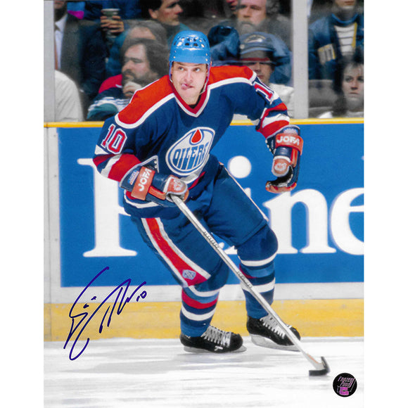 Esa Tikkanen Autographed Edmonton Oilers 8X10 Photo