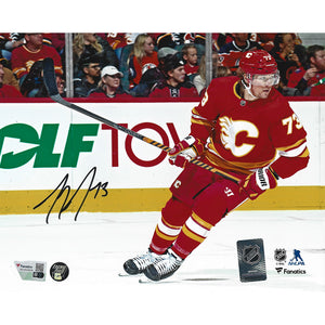 Tyler Toffoli Autographed Calgary Flames 8X10 Photo