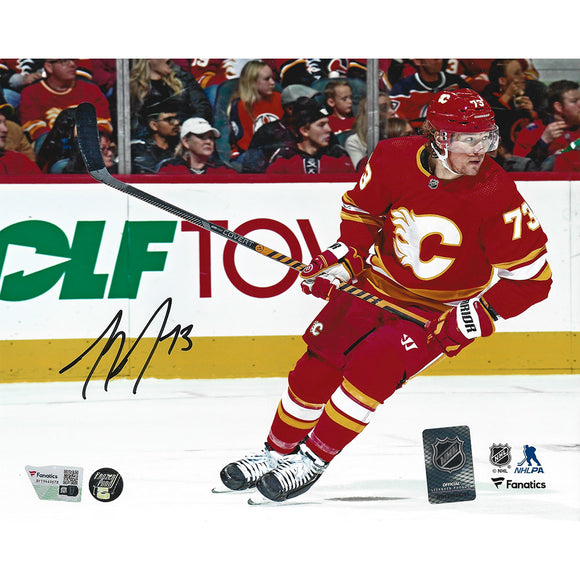 Tyler Toffoli Autographed Calgary Flames 8X10 Photo