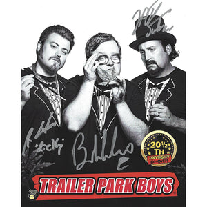 Trailer Park Boys Autographed 8X10 Photo (B+W)