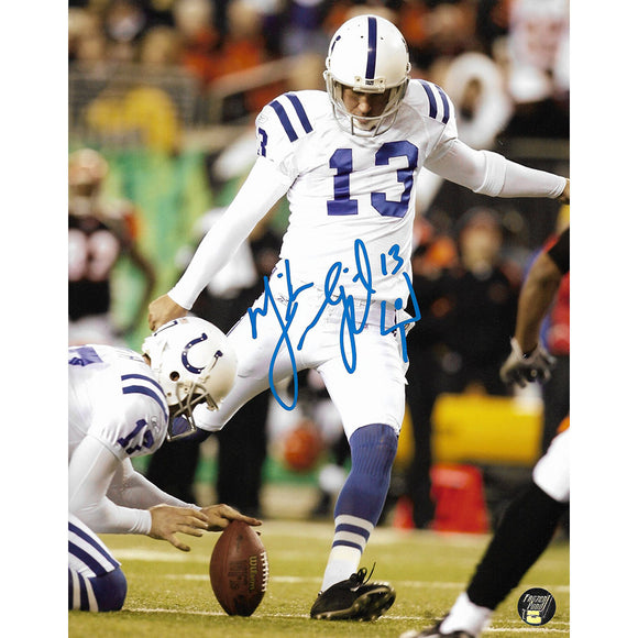 Mike Vanderjagt Autographed Indianapolis Colts 8X10 Photo