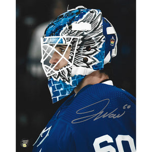 Joseph Woll Autographed Toronto Maple Leafs 8X10 Photo (Close-Up)