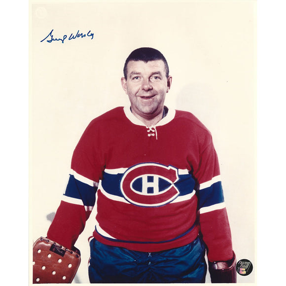 Gump Worsley (deceased) Autographed Montreal Canadiens 8X10 Photo