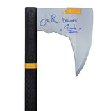 John Rhys-Davies Autographed 3D Printed Replica Bearded Axe w/"Gimli"