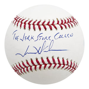 Jason Alexander Autographed Rawlings OML Baseball w/"The Jerk Store Called"