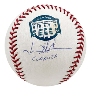 Jason Alexander Autographed Yankees Stadium Rawlings OML Baseball w/"Costanza"