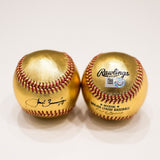 Jose Berrios Autographed Gold Rawlings OML Baseball