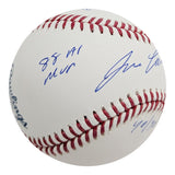 Jose Canseco Autographed Rawlings OML Baseball w/Multiple Inscriptions