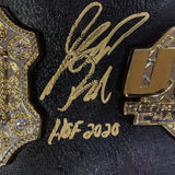 Georges St-Pierre Autographed UFC Championship Belt w/"HOF 2020"