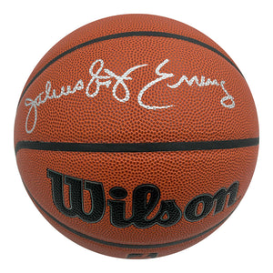 Julius "Dr. J" Erving Autographed Wilson Basketball