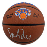 Spike Lee Autographed New York Knicks Logo Basketball