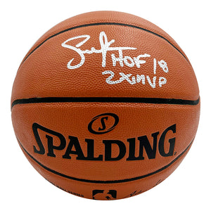 Steve Nash Autographed Spalding Signature Series Full-Size Basketball w/Inscriptions