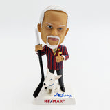 Don Cherry Autographed 5" WHL Bobblehead w/Blue