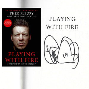 Theo Fleury "Playing With Fire" Autographed Book
