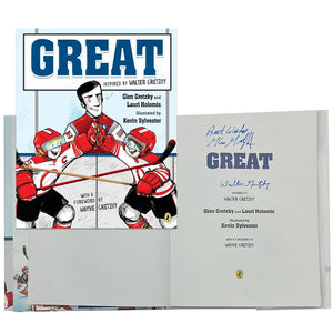 Walter Gretzky/Glen Gretzky "Great" Autographed Hardcover Book