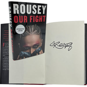 Ronda Rousey "Our Fight" Autographed Book