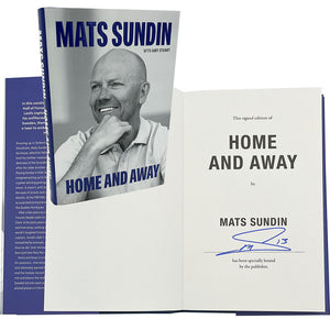 Mats Sundin "Home and Away" Autographed Book