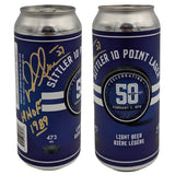 Darryl Sittler Autographed 10 Point Lager Beer Can
