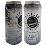 Darryl Sittler Autographed 10 Point Lager Beer Can (White Can)