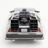 Michael J. Fox/Christopher Lloyd Autographed 1:24 Scale "Back to the Future" Time Machine