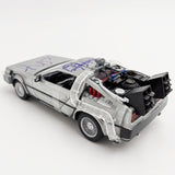 Michael J. Fox/Christopher Lloyd Autographed 1:24 Scale "Back to the Future" Time Machine