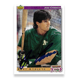 Jose Canseco Autographed 1992 Upper Deck Baseball Card