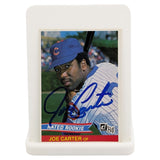 Joe Carter Autographed 1984 Donruss Rated Rookie Card