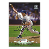 Roger Clemens Autographed 1999 Topps Baseball Card