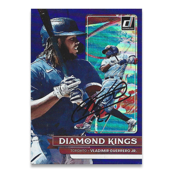 Vladimir Guerrero Jr. Autographed 2022 Donruss Diamond Kings Card