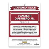 Vladimir Guerrero Jr. Autographed 2022 Donruss Diamond Kings Card