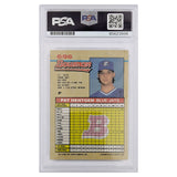 Pat Hentgen Autographed Toronto Blue Jays 1992 Bowman Rookie Baseball Card #696