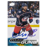 Kirill Marchenko Autographed 2022-23 Upper Deck Young Guns #718 Autographed Rookie Card