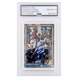 Shaquille O'Neal Autographed Orlando Magic 1992-93 Topps Basketball #362 Rookie Card AUTO GRADE 10