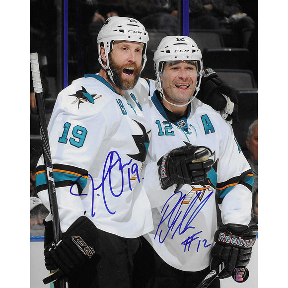 Joe Thornton/Patrick Marleau Autographed San Jose Sharks 8X10 Combo Photo