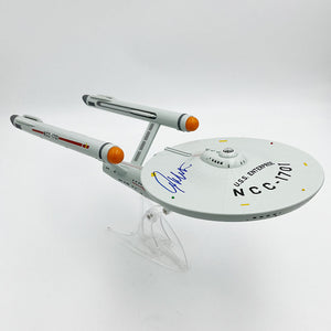 William Shatner Autographed Model U.S.S. Enterprise 18" Replica Ship