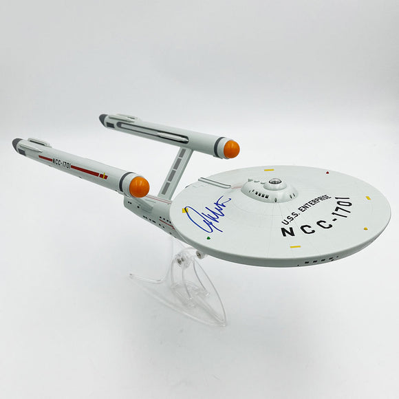 William Shatner Autographed Model U.S.S. Enterprise 18