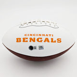 Ja'Marr Chase Autographed Cincinnati Bengals Logo Football