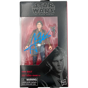 Alden Ehrenreich Autographed Star Wars Black Series "Han Solo" Figurine