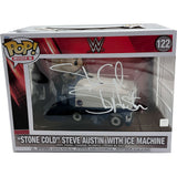"Stone Cold" Steve Austin Autographed  Deluxe Funko Pop! Rides Display