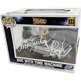 Christopher Lloyd Autographed "Back to the Future" Funko Pop! Deluxe Figure