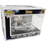 Christopher Lloyd Autographed "Back to the Future" Funko Pop! Deluxe Figure