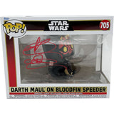 Ray Park Autographed "Darth Maul" Deluxe Funko Pop! Rides Display