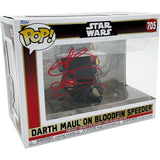 Ray Park Autographed "Darth Maul" Deluxe Funko Pop! Rides Display