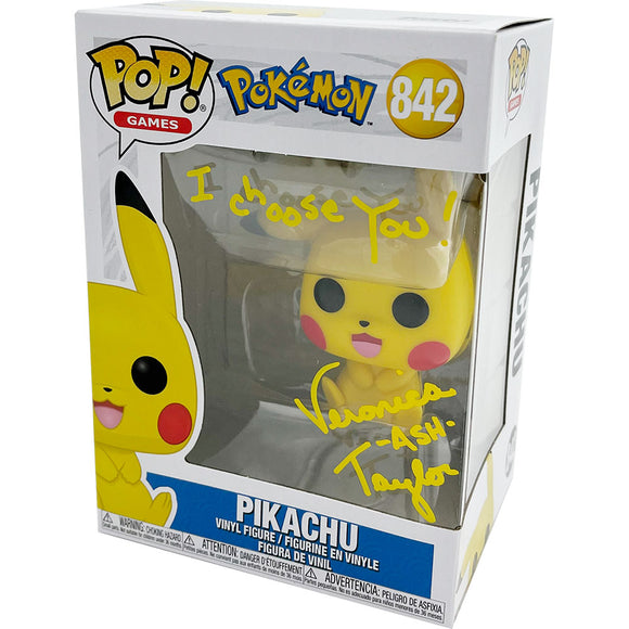 Veronica Taylor Autographed 'Pikachu' Funko Pop! Figure