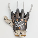 Robert Englund Autographed "Freddy Krueger" Glove w/"Freddy K"