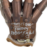 Robert Englund Autographed "Freddy Krueger" Glove (w/"This is God")